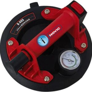 Inovic Heavy-Duty Vacuum Suction Cup Lifter with Pressure Gauge