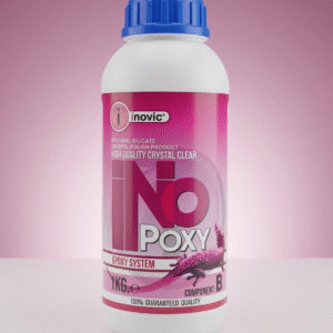 Inovic Inoxy Epoxy System 1L – High Quality Crystal Clear Silicate Polish for Marble & Tiles